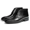 Botas de tornozelo masculinas italianas couro genuíno artesanal marca confortável outono designer novo clássico casamento sapatos sociais homem