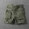 Shorts pour hommes Short cargo multi-poches hommes mode rue droite Baggy Shorts hommes vêtements américain rétro extérieur fonctionnel pantacourt J240124