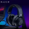 Fones de ouvido razer kraken pro v2 fone de ouvido para jogos com fio microfone 7.0 som surround para xbox one ps4 gamer