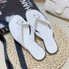 Designer Slides Flip Flops Channellies Flat Slippers Luxury Sandals Women Chain Fashion Summer Beach Mules Casual Shoes Flats