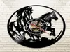 1Piece Horses LED Lighting Animals Wall Clock Horse Riding Laser Etched LED Backlight Modern Clock Gift For Horseman9545685