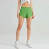 Lu-16 sommarspår som 2,5-tums Hotty Hot Shorts Loose Breattable Quick Torking Sports Women's Yoga Pants kjol Mångsidig SIDA POC 71