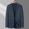 Homens finos de verão blazer de seda de seda respirável traje casual 7xl 8xl plus size size de terno jaqueta 6xl Blazers leves 145kg 240119