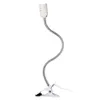 E27 Holder Clip Lamp Desk Spot Table Bed Light Flexible Desk Home office US UK EU Plug 360° Floding tube8192355