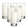 Wine Glasses 6Pcs Lead-Free Drinking With Heavy Base Clear Tall Glass Cups For Water Juice Beer Beverages