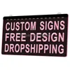 LED Neon Sign LS0001 Design Your Own Custom Light Hang Home Shop Decor Drop Delivery Lights Lighting Holiday DHHXQ