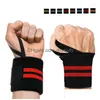 Support de poignet 1 paire de bracelets de sport d'haltérophilie, sangles d'entraînement de gymnastique, enveloppes Crossfit Powerlifting, bandes de main, livraison directe S Dhxuy