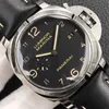 사파이어 2024 Panerais 디자이너 시계 공장 팸 거울 자동 이동 크기 44mm cowhide 스트랩 VRI9