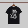 amirs Designer t Shirts Fashion Splash Ink Graffiti Printed T-shirt Men Cotton Casual Tees Short Sleeve Oversize Hip Hop Streetwear Tshirts Euro Size bbbtn