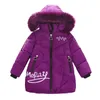 Grande taille hiver filles vestes garder au chaud épaissir manteau de noël automne à capuche fermeture éclair imperméable vêtements d'extérieur enfants vêtements 3-12 ans 240122