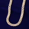 Bubble Brief Miami Cubaanse Link Chain voor Mannen Ketting Bling AAAA Zirkoon Charms Hip Hop Mode-sieraden Trend 240118