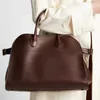 The Row Soft Margaux 15 Tote Bag Dong Jieと同じ秋のファッションと冬の大容量通勤ハンドヘルド女性バッグ240125