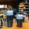 600/900ml Tumblers Double Wall Hot End Coffee Cup Glass Stainless Steel Hot End 30oz 20oz Cup Bottle 240125