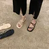 S Summer Women Sandals Gladiator سميث منصة مسطحة الأحذية الأزياء عبر حذاء حذاء Fahion Cro