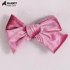 Accessoires de cheveux bébé pour nouveau-né enfant en bas âge enfants fille garçon Clips épingles en velours doux couleur bonbon nœud papillon