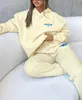 White Designer Tracksuit Fox Hoodie Set Two 2 Piece Women Herrkläder Set sportig långärmad tröja med huvtraktioner Spring Autumn Winter Smart 311