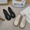 ドレスシューズホワイトレザーシューズ女性靴英語スタイルソフトソールシングルシューズ2023年秋、新しいヴィンテージオックスフォードシューズ学生靴サイズ40L231228