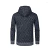 남자 스웨터 2024 겨울 느슨한 벨벳 두꺼운 후드 스웨터 니트 셔츠 대형 크기 패션 캐주얼 코트