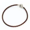 Charm Bracelets 1pc Punk Genuine Leather Cord Single Layer Bracelet Charms Bangle For Friend Party Jewelry Gift Accessories Wholesale