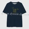 Women Men T-shirt Contrast Color Double Sided Wearable Cotton Short Sleeved Size SML 25966