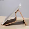 Tablet PC stoi Nowy przylot samdi Wooden Universal Tablet PC PC Stand Stand Stack Noszyjnik na iPad Tab YQ240125