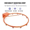 Баскетбольное кольцо без перфорации, 35 см, для детей, для взрослых, для использования в помещении и на открытом воздухе, стандартное баскетбольное кольцо, подвесная сетка для корзины, тренировочное оборудование 240124