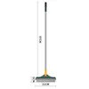 Broom Groove in Mop 180 ° Cleaning Badrum 3 Multipurpose 1 roterande gapskrubbhandtag Långt borstgolv 240123