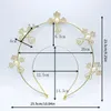 Saç klipsleri Halos Headband Headpiece Headpear Women Girls Wedding F19D