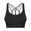 Lu-10 Yoga-outfits Rugloze crop-tank U-rug Zachte training Gym-bh's Dames Racerback-tanks Sexy sport Mouwloos shirt Atletisch T 58