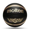 Molten Size 5 6 7 Basketball Black Gold PU Outdoor Indoor Balls Women Youth Man Match Training Basketalls Free Air Pump Bag 240124