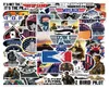 50pcs فيلم Top Gun Maverick ملصقات Tom Cruise Graffiti لـ DIY Luggage Laughage Laptop Bicycle Guitar Sticker8256388