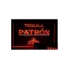 Светодиодная неоновая вывеска B132 Tequila Patron, пивной бар, паб, клуб, 3D вывески, свет для домашнего декора, ремесла, Прямая доставка, освещение, праздничное освещение Dh1Vh