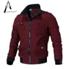 Jaquetas masculinas Bomber Jaqueta Homens Moda Casual Windbreaker Jaqueta Casaco Homens 2023 Primavera Outono Novo Outwear Quente Stand Slim Jaqueta Militar Mens J0125