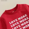 Clothing Sets Lioraitiin 0-3Y Baby Boy Valentines Day Outfit Letter Print Pullover Long Sleeve Sweatshirt Solid Pants Set