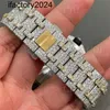 Ap Watch Diamond Moissanite Iced Out Puede pasar la prueba Reloj de pulsera de acero Inoxidable personalizado para rapero Vvs Lab Grown Hip Hop Top Brand Out para hombre