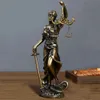 正義の女神ギリシャ神話の装飾品の女神の女神フェアエンジェル彫刻ティアンゴッドオーストラヴィンテージホームデコレーション240122