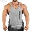 Tanktops voor heren Tanktops voor heren, shirt, gym tanktop, fitnesskleding, vest, mouwloos, katoenen man, canotte, bodybuilding, ropa hombre, kleding voor heren, wearL240124