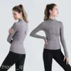 Lu Aliign Lu Zdefiniuj kobietę jogę kurtkę fitness Long Rleeve Kulturystyki Kurtki wysokoecherzy sportowy płaszcz Szybkie wysche ćwiczenie Activewear Active Owear 61