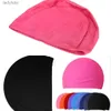 Swimming Caps Hot Men Women Sporty Ultrathin Adult Bading Caps Free Size Fabric Protect Ears Long Hair Sports Siwm ​​Pool Swimming Cap Hatl240125