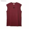 Tanktops voor heren Zomer Gespierde man Mouwloos T-shirt Gym Fitness Workout Tanktops Bodybuilding Ademend Los Basketbal Sport Heren TopL240124