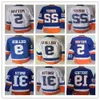 Men Vintage Classic New NY York Hockey Jerseys 22 Mike Bossy 5 Denis Potvin 9 Clark Gillies 19 Bryan Trottier 31 Billy Smith 32 Steve Tho 88