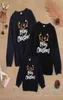 Weihnachten Familie passende Outfits Weihnachten T-Shirt Hirsch Sweatshirt Mutter Vater Tochter Sohn Set Baby Kinder Erwachsene Winterpullover H1114715749