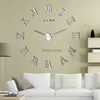 Wanduhren Sonderangebot 3D Big Acryl Spiegel Wanduhr DIY Quarzuhr Stillleben Uhren Moderne Dekoration Wohnzimmer Aufkleber