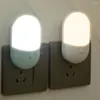 Nattlampor säng lampljus eu us plug led ac220v sovrum gåva för barn söt korridor wc