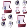 Band Rings Fantasy Football Ring med Stand FFL Championship No Year FL Size 8-14 Drop Delivery Jewelry Otyrl