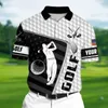 ファッションゴルフウェアメンズレジャーラペルポロTシャツアウトドアスポーツハラジュク半袖ティーサマー特大のTシャツボタントップ240118