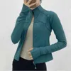 Yoga-Outfits, langärmelig, abgeschnitten, Sportjacke, Lu-38, Damen-Reißverschluss, Fitness, Winter, warm, Fitnessstudio, Oberteil, Activewear, Laufmäntel, Trainingskleidung, Wo 15