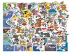 50 piezas / lote Tom y Jerry pegatina gatos y ratón 90s arte impresión decoración del hogar pared portátil teléfono equipaje portátil bicicleta scrapbooking al2601224