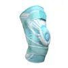 Genouillères de Ski Anti-Collision, sport, ressort en Silicone, Double sangle, Support de pression, panier de pied, Badminton tricoté