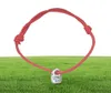 Nueva llegada pulsera roja auténtica pulseras de la amistad joyería chapada UNO de 50 se adapta al estilo europeo Gift3822975